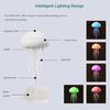 Lampe Méduses Flottantes - Lumière Jellyflow LED RGB Dégradé avec Contrôle Vocal & Veilleuse Portable Rechargeable