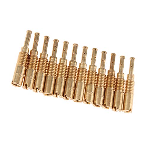 

B Baosity 12 шт. карбюратор для мотоцикла, медленный пилотный жиклер для карбюратора Keihin PZ19 PB16/18/20