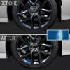 6Pcs Reflective Car Wheel Rim Vinyl Stickers Hash Mark Stripe Racing Wheel Hub Decals for Size 18" - 21" decorative sticker
