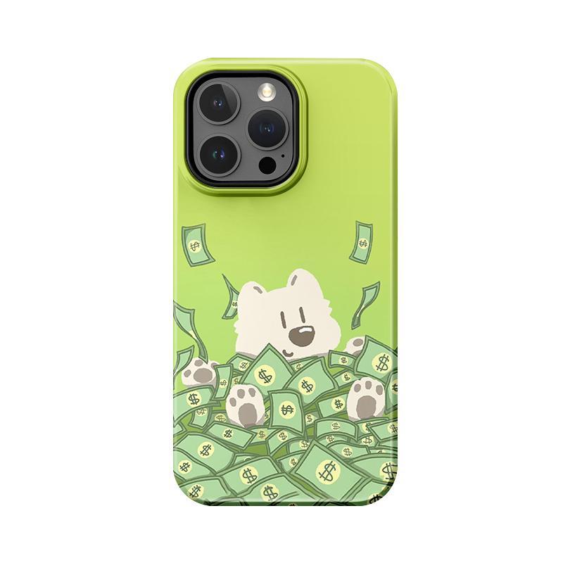 

Sublimation Coated Glossy Phone Case Hard Plastic +TPU Soft TPU Shell Be Rich Cartoon Patterned Full Protective Back Cover for iPhone Samsung Samsung S26 Edge