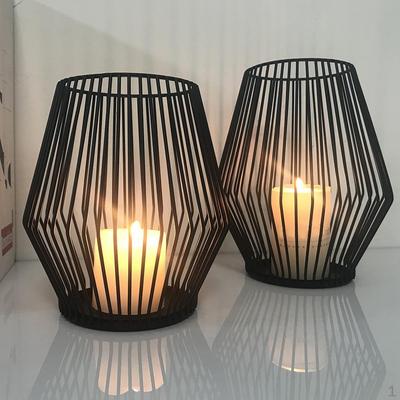 Shape Candle Holder Metal Candlestick, Candlelight for Home Living Room Tables Decor Christmas