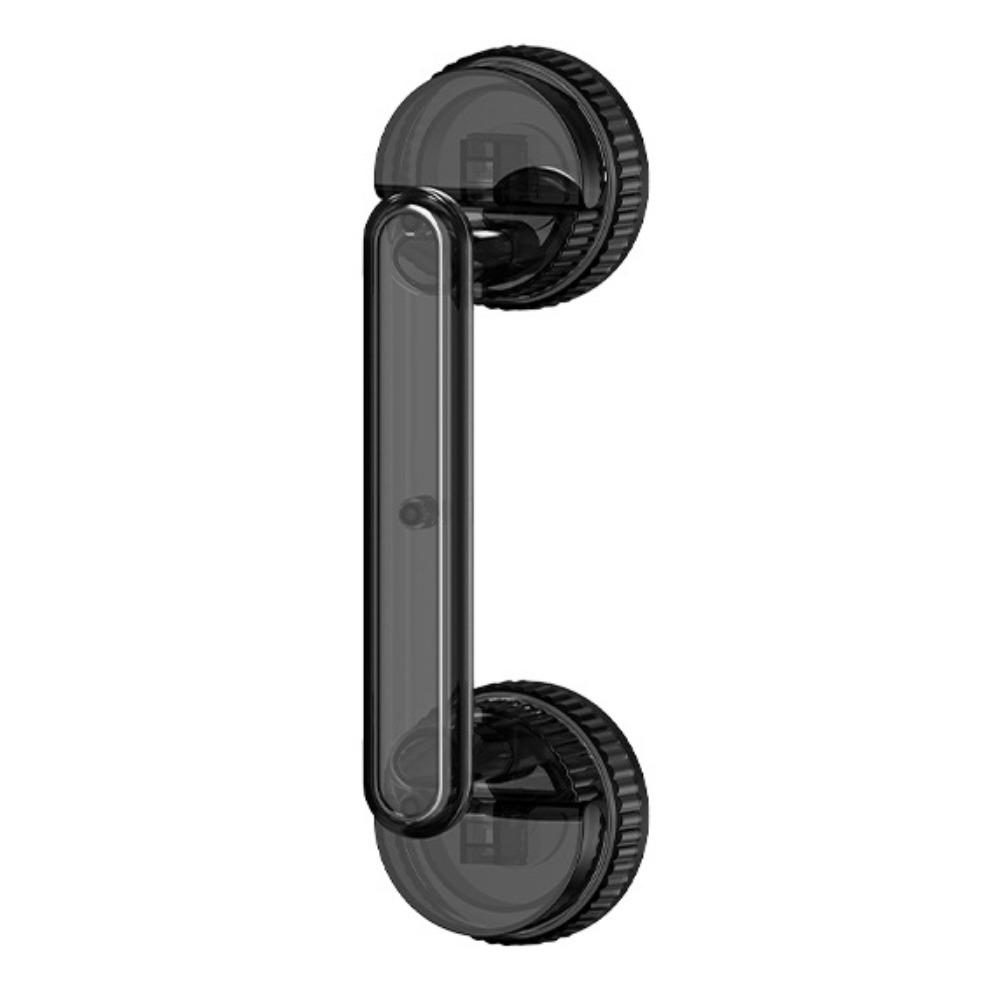 

Removable Suction Cup Door Handle Anti-slip Bathroom Shower Auxiliary Handle Refrigerators прозорий колір чорний
