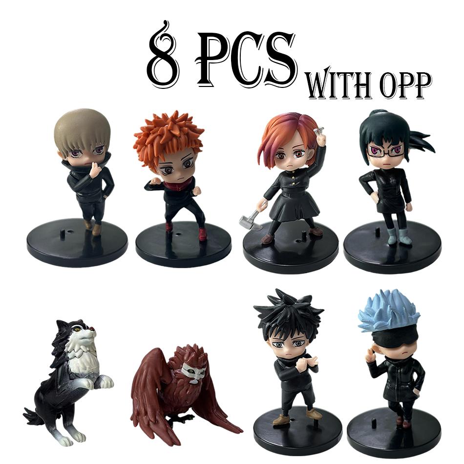 Jujutsu Kaisen Wersja Q Figurka 9 cm Satoru Gojo Itadori Yuji Geto Suguru Nobara Megumi Kolekcja Prezenty urodzinowe i świąteczne