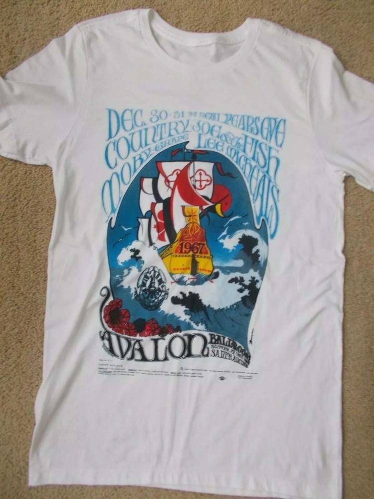 AVALON BALLROOM COUNTRY JOE & THE FISH 1967 REPLICA 2021 SHIRT BT1078 Unisex T-Shirt S
