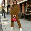 Women's Casual Long Sleeve Sweatshirt and Pants 2 Piece Set, Outfit for Home