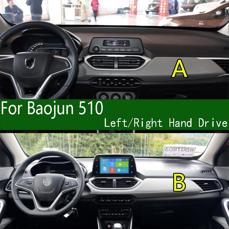For Baojun 510 CN180S Car-styling Dashmat Dashboard Cover trument Panel Protective Pad Dash Mat Anti-Dirt Proof