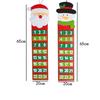 Felt Christmas Tree Decoration Advent Calendar Pendant Snowman Santa Claus Christmas Theme Decoration Countdown Calendar