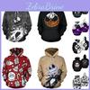 Nightmare Before Christmas Sally And Jack Skellington 3d Hoodie Sweatshirt In Various Sizes