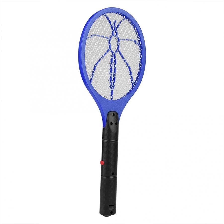 Mosquito Electric Fly Swatter Battery Power Bug Zapper Racket Insects Killer