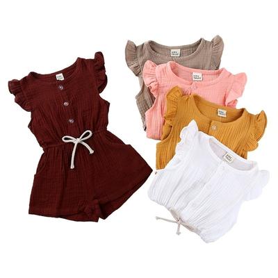 Girls  Sleeve Jumpsuit One-Piece Romper