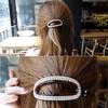 Women Fashion Hollow Rhinestone Hairpin Banana Clip Hairclip Ponytail Holder