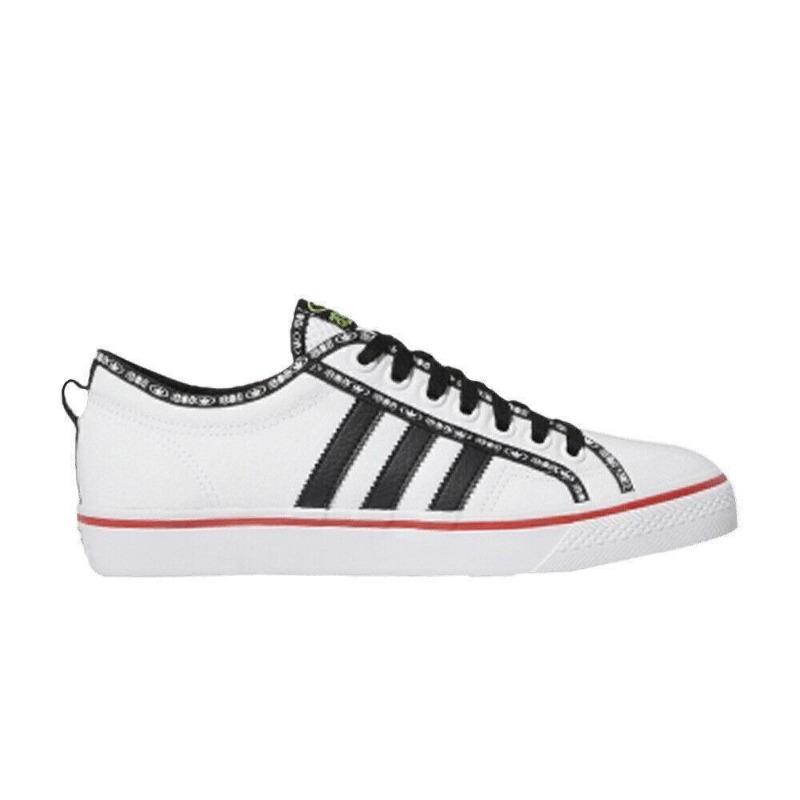 adidas Nizza  White Vivid Red  GX6093 Men s Shoes 42