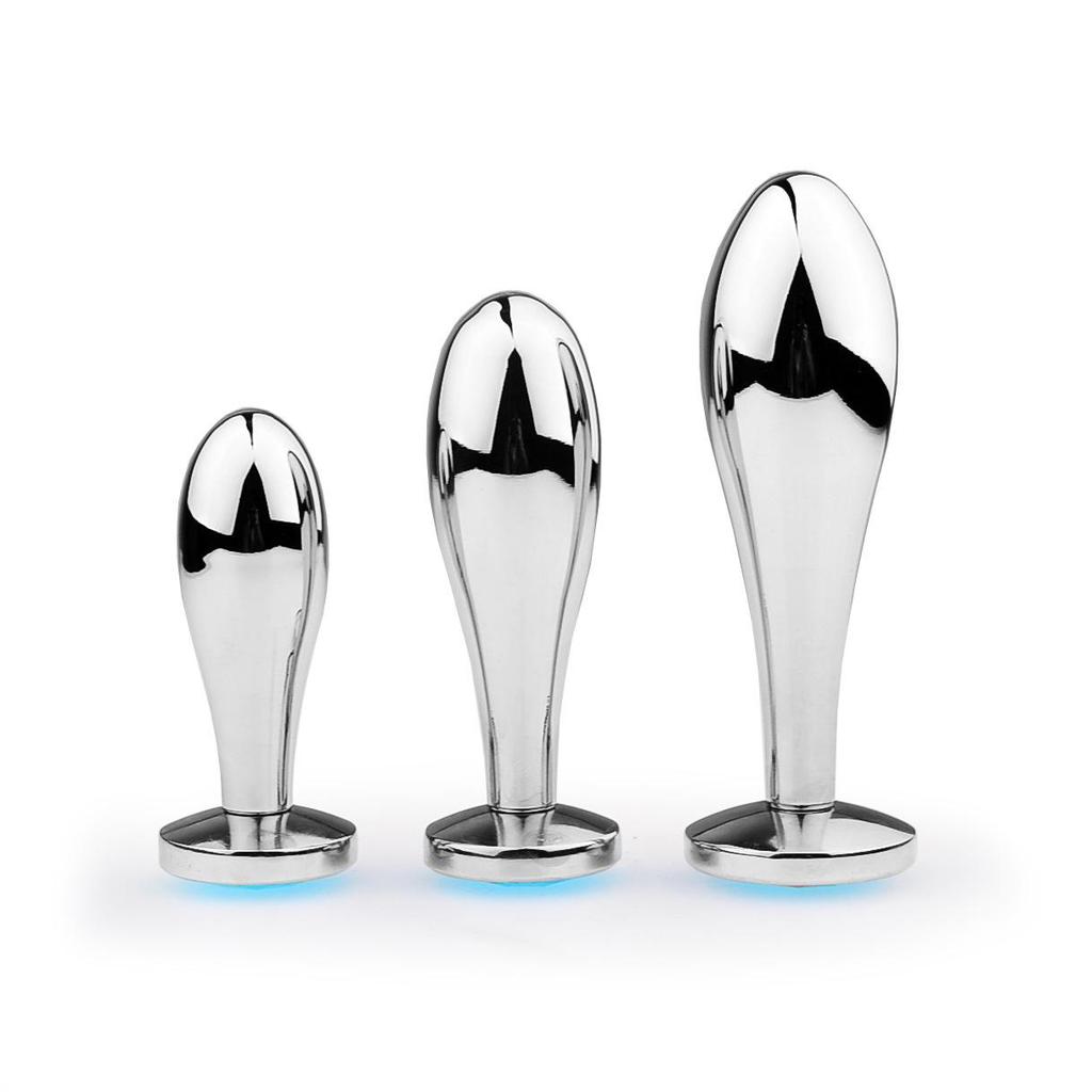 Ancoră Picătură de Apă Metal Dop Anal - Jucărie SM pentru Adulți Purtabilă pentru Dilatare