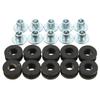 30PCS Motorcycle Rubber Grommets Bolt For Honda Yamaha Suzuki Kawasaki Fairing