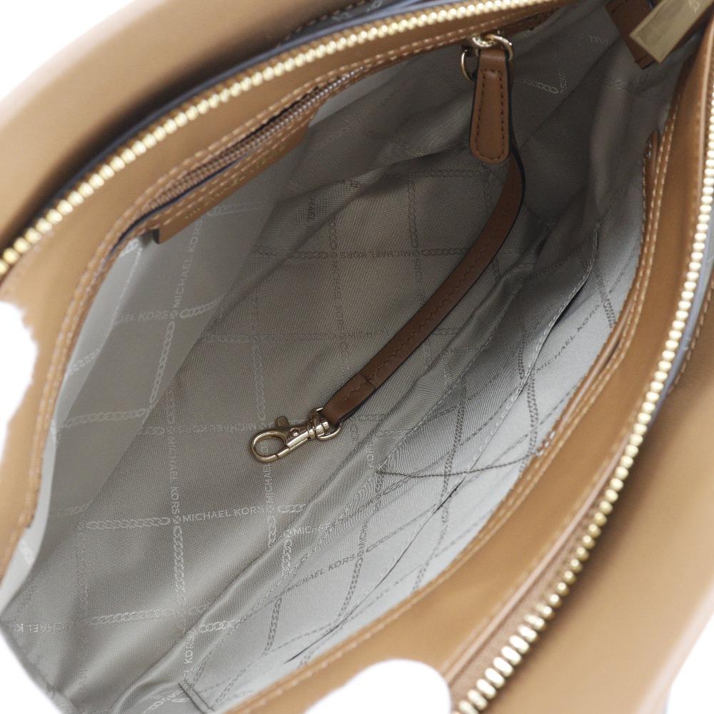 Michael Kors Susan Handbag 30F1GUSS2B 2WAYShoulder Brown PVC Women Used