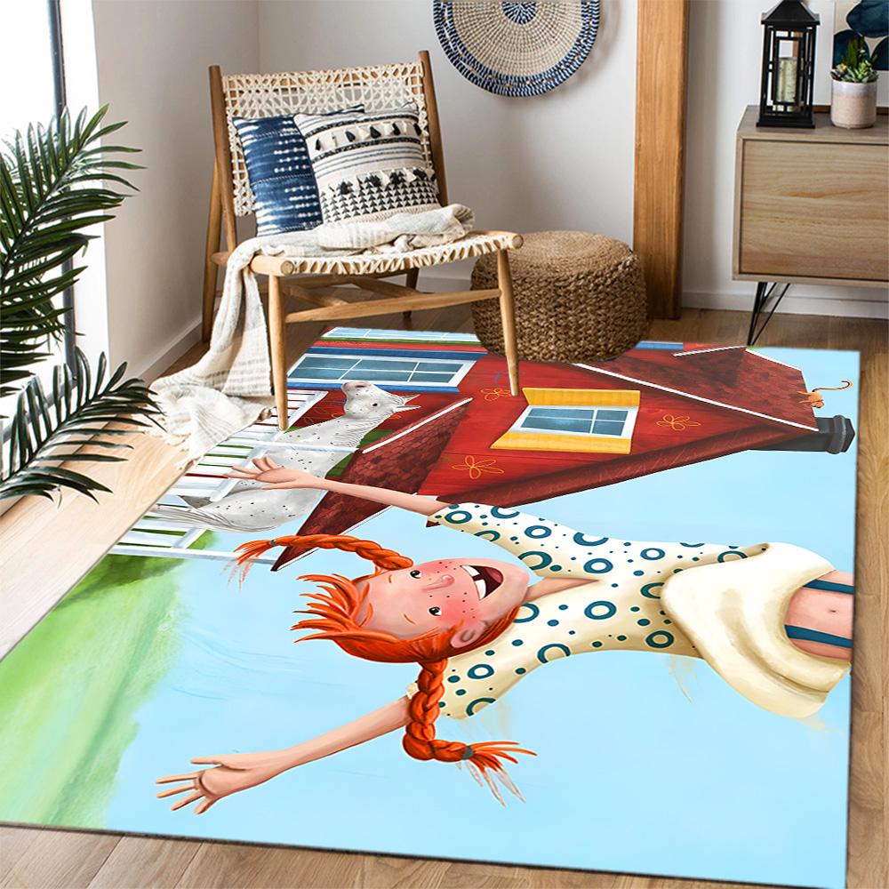 La Casa di Pippi. Tappeti Antiscivolo Tematici - Arredamento per la Casa in Poliestere, Adatti per Camere da Letto, Soggiorni, Ingressi, Studi e Decorazioni
