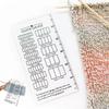 Quick Gauge Ruler,Gauge Ruler For Knitting And Crochet,No Counting Needed,Easy To Measure Stitch Gauges For Sewing, Knitting