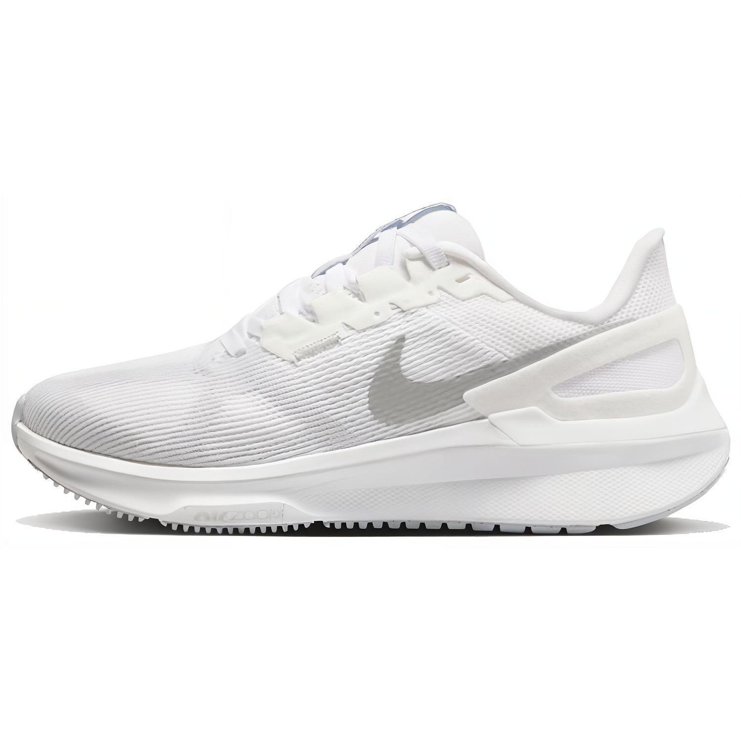 

Новые женские кроссовки Nike Zoom Structure 25 Белый/Металлик Серебристый DJ7884-101