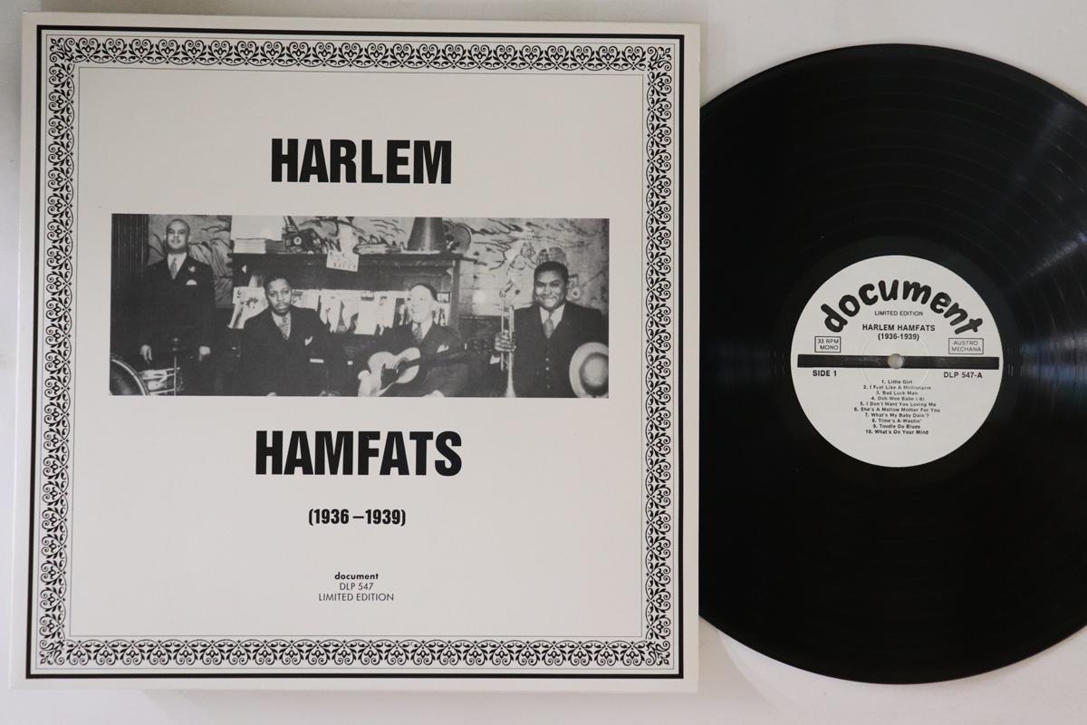 

LP Record HARLEM HAMFATS - 1936-1939 DLP547 DOCUMENT 1988 Austria Jazz Used