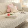 Washed Cotton Sofa Cushion Solid Color Home Decoration Pure Cotton Seat Cover All Season Universal Sofa Cover Set Sofa Towel