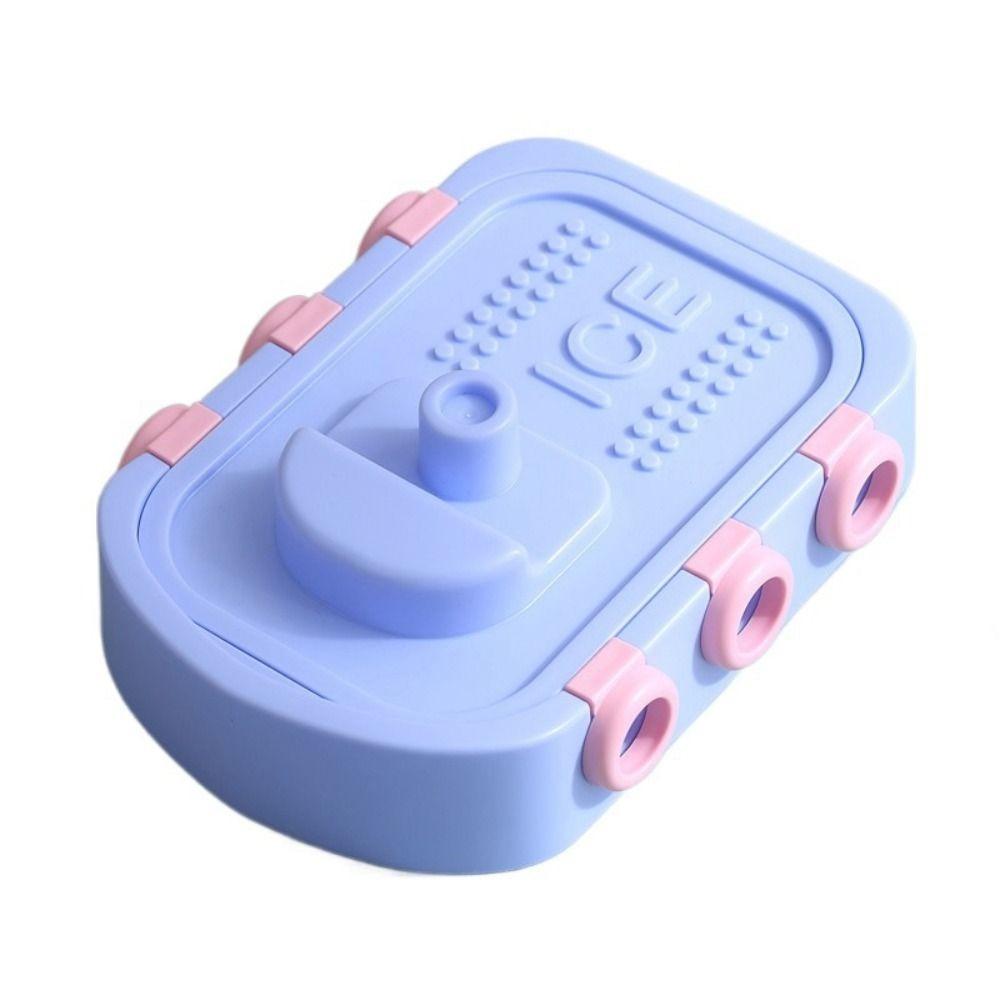 Silicone Ice Cream Mold Boat Shape Ice-making Box Funny Ice Cube Tray  Summer синий