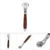 Multi Function Wooden Handle Pedicure Tool Dead Skin Remover Foot Scraper (Foot Scraper)
