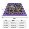 Italian Brainrot Tralalelo Tralala Tung Tung Tung Sahur Meme  Fuzzy Blankets  Novelty Throw Blanket for Home Plush Thin Quilt