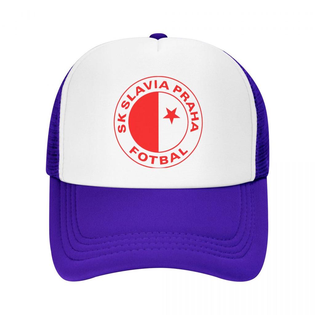 SK Slavia Praha Outdoorová sportovní čepice Baseballová čepice Unisex Dámská nastavitelná čepice Módní letní čepice