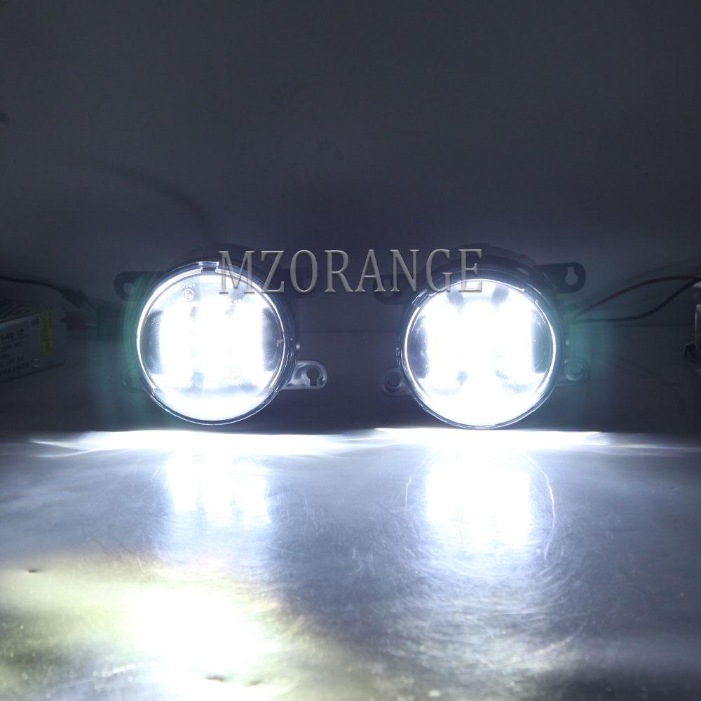 Fog Lights for Ford Focus MK7 MK2 MK3 Fusion Transit Fiesta Tourneo Ranger Explorer LED Foglights Headlight Car Accessories