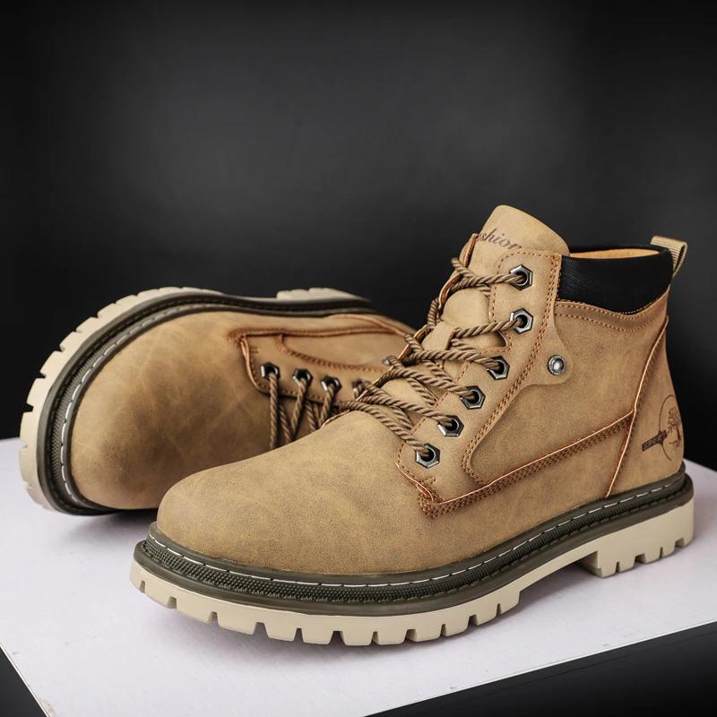 Workwear AutumnWinter New Trendy Casual Large Size Medium High top Big Yellow for Men for Adult Men 41 5340₽