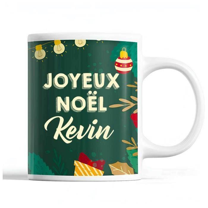 Mug - Noël Kevin - Ceramic - Double-sided Print - 325 Ml - Green