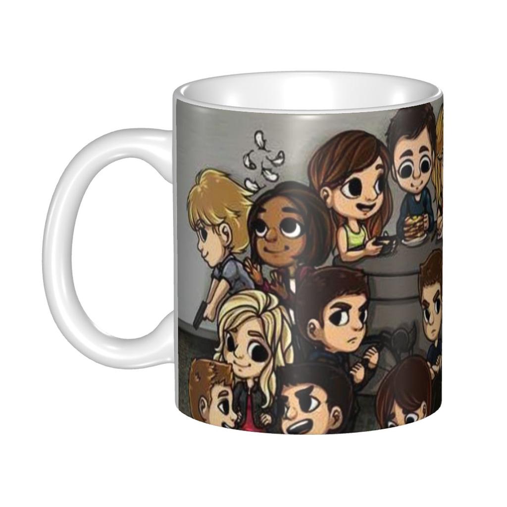 Tasses à café personnalisées The Vampire Diaries DIY Damon Salvatore Tasse à thé au lait en céramique