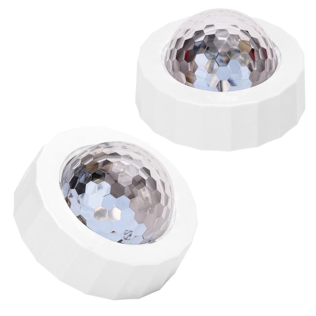 USB Ceiling Projector Lamp 3 Light Colors Sound Activated Dome Interior Decoration Universal for