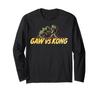 King Kong Skull Island Vs Gaw MonsterVerse Mash Otaku Stencil Long Sleeve T-Shirt
