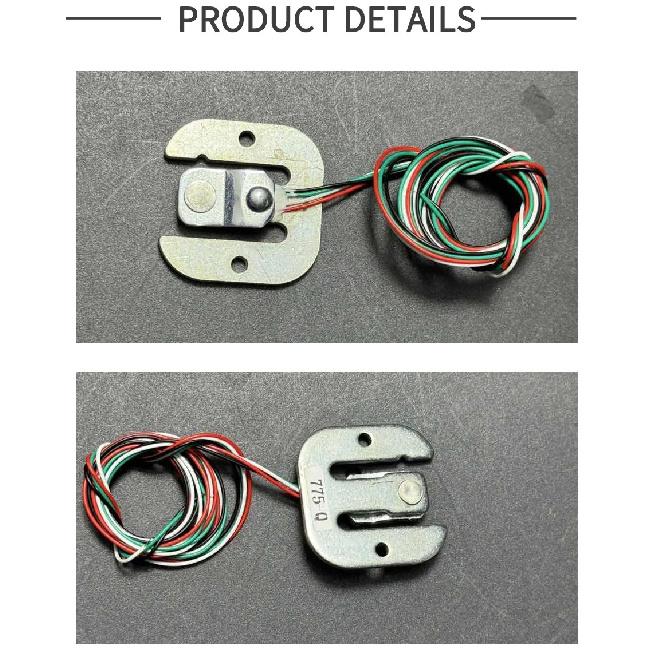 HX711 AD Module and Micro Weighing Sensor Kits, Ultra-Thin Patch Load Cell 50kg Body Scale Electronic Weighing Scale Accessories
