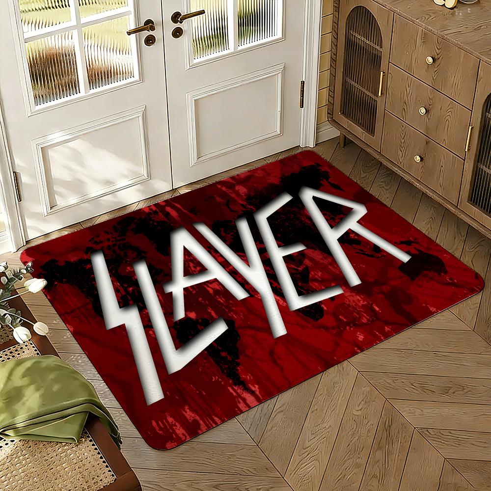 Rock Music Floor Mat Soft Thickened Absorbent Non-Slip Bedroom Living Room Door Mat Home Decor Flannel Rugs