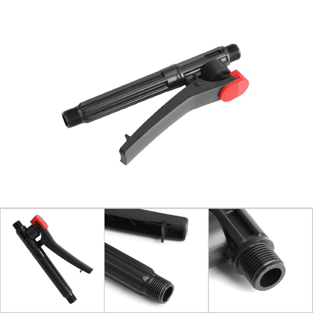 Sprayer Handle, Sprayer Parts 190mm / 7.48" Trigger Design Garden Sprayer Handle, Agricultural Sprayer Part, One Hand Operation (Big head)