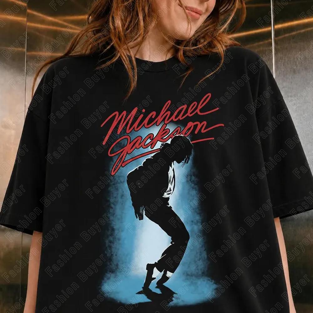 Michael Jackson Modern Redesign TShirt Unisex And Unisex Summer Cotton Y2k Clothing Fashion Round Neck Short Sleeved Tee Fan Gifts