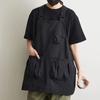 1pc Japanese Waterproof Outdoor Barber, Coffee Shop, Catering Workwear Apron, Unisex Household Kitchen Workwear