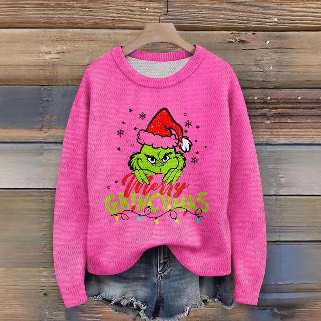 Women's Fashion Casual Long Sleeve Neck Sweater Pullover Top