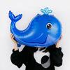 5th Birthday Whale Balloons, Blue, 9 Count, Ocean Theme, Boys & Girls