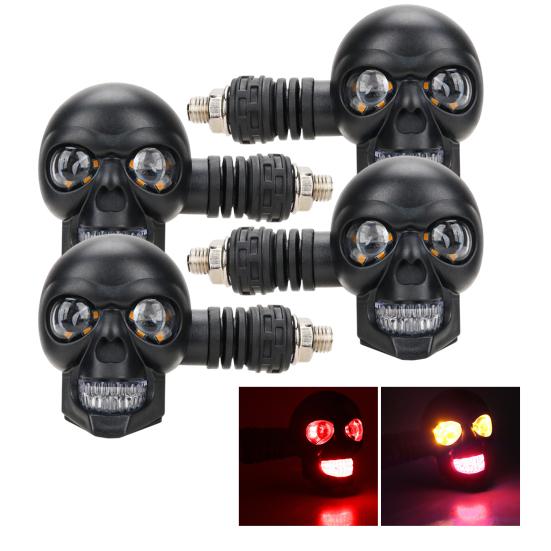 2/4Pcs Clear Turn Signal Light Long-Lasting Performance Easy Installation Universal