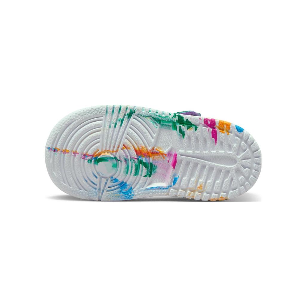 Jordan 1 Mid ALT Malachite White University Gold Active Pink (TD) Baby Sneakers DZ5536-300