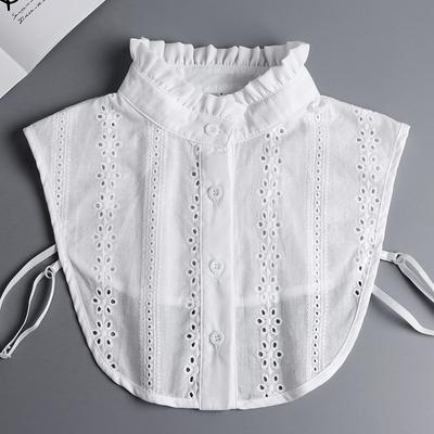 Faux False Fake Collar Detachable Dickey White Blouse Half Shirts for Women Girl
