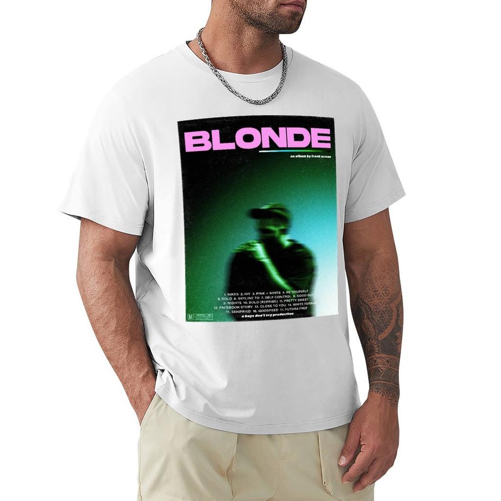 Frank Ocean Blonde Movie Poster Tshirt Athletic Fit Sports Short Sleeve Top
