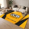Tappeto Personalizzato Stampa Motivo JCB Nome Testo Morbido Antiscivolo Tappeto per Pavimento per Decorazione Interna della Casa