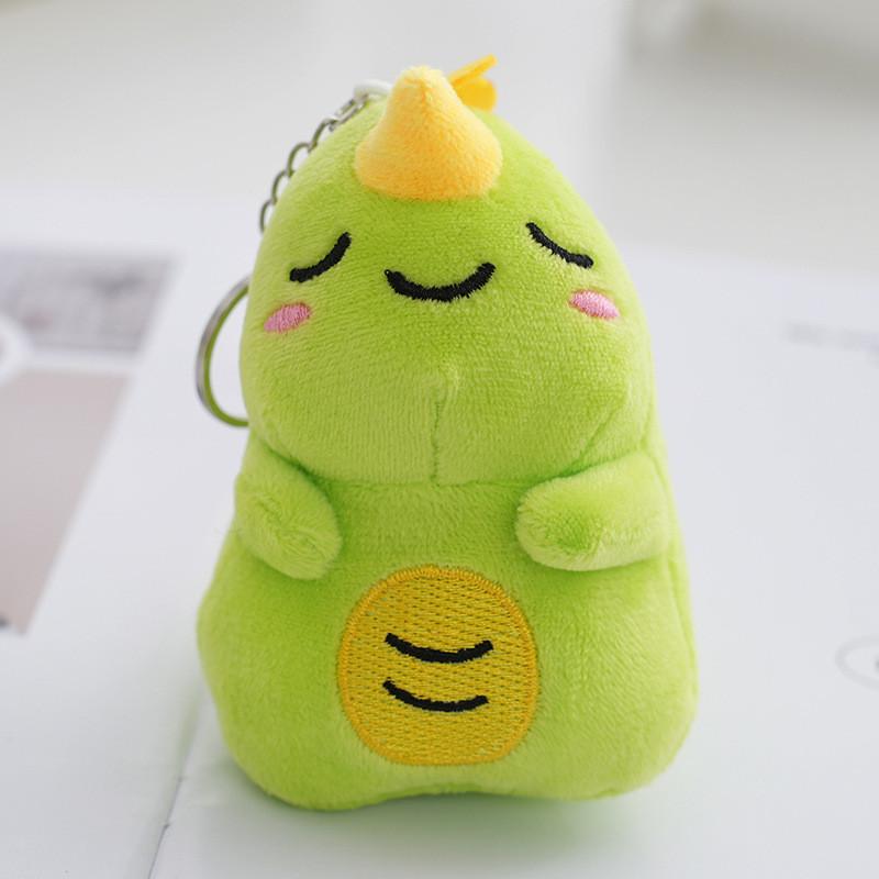 Adorable Mischievous Dinosaur Plush Doll Keychain Mini Toy Soft Short Plush
