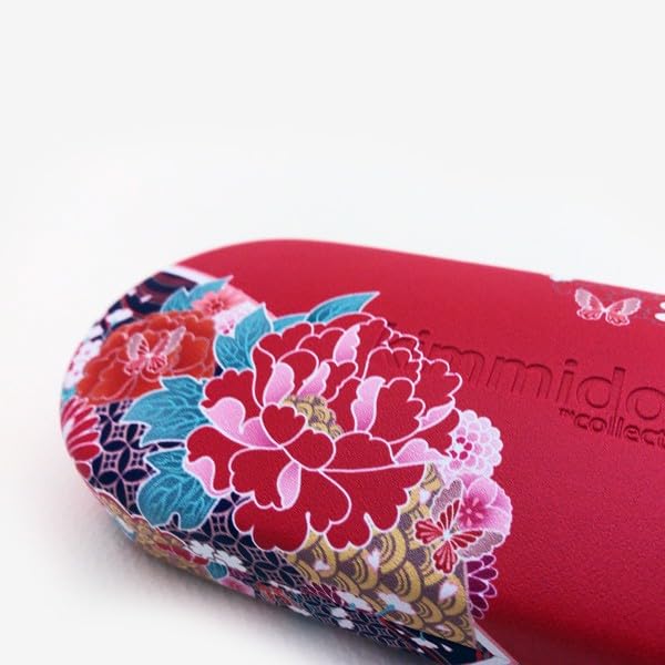 Kimmidoll Brillenetui mit Reinigungs-Kokeshi-Puppe Tuch, (HANA)