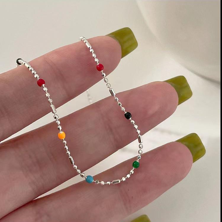 Colorful Beaded Women's Bracelet | Trendy 2024 Niche High-End Design
