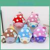 Mushroom Pattern Cute And Portable Function Children Trendy Nylon Chest Wallet